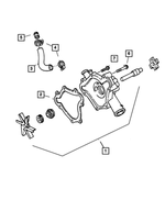 53021361AA - Cooling: Radiator Clamp for Mopar Image
