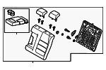GMN35745002 - Body: Seat Back Assembly for Mazda: 6 Image