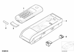 84116920275 - Communication Systems: Handset for BMW: 320i, 323Ci, 323i, 325Ci, 325i, 325xi, 328Ci, 328i, 330Ci, 330i, 330xi, 525i, 528i, 530i, 540i, 540iP, 740i, 740iL, 740iLP, 750iL, 750iLP, M3, M5, X5 3.0i, X5 4.4i, X5 4.6is, X5 4.8is Image image