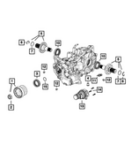 68741951AA - Differential and Drive Line: Pinion Flange Kit for Jeep: Cherokee Image