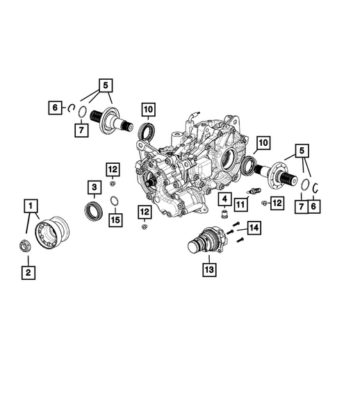 Rear Axle: Housing, Differential and Vent for 2026 Jeep Cherokee #0