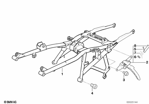 Motorcycle Frame for 2001 BMW-Motorrad R 1150 RT #1