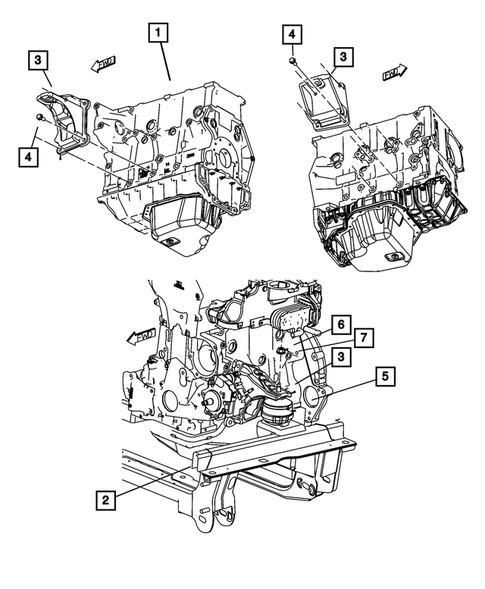Engine Mounting for 2007 Dodge Nitro #6
