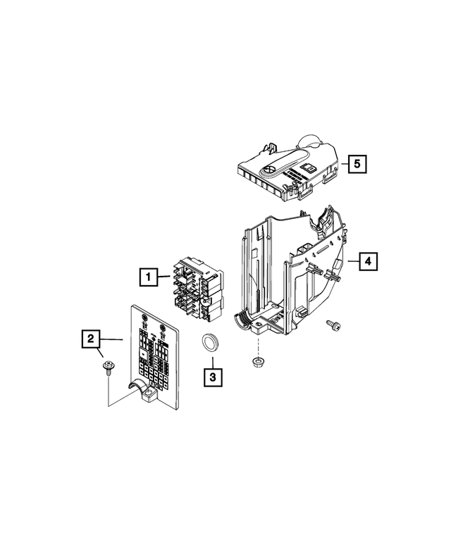 68365707AB - Electrical: Power Distribution Center Cover for Mopar Image