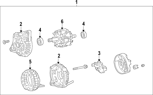 373402G400 - Electrical: Rotor for Kia: Forte, Optima, Rio, Rondo, Soul, Sportage Image