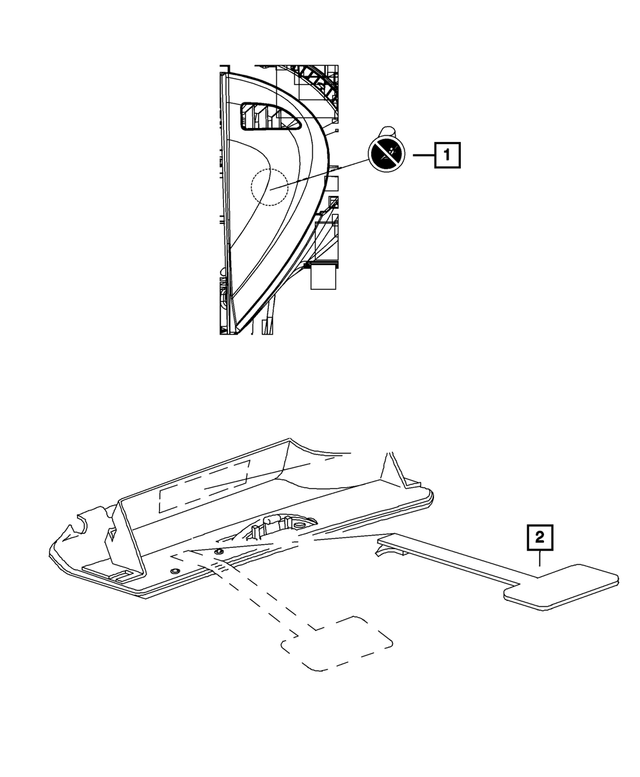 4680610AA - Labels: Air Bag Warning Label for Mopar Image