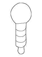 NA01R1382D - Body: Plate Screw for Mazda: Miata Image