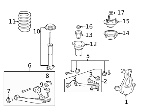 Struts & Components for 2012 Cadillac Escalade #0