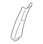 4L2Z7824346AAB - Body: Upper Center Pillar Trim for Ford: Explorer Sport Trac Image