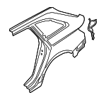 8W9809837D - Body: Quarter Panel for Audi: A4 allroad Image