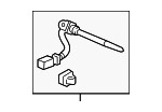 80560TK8A01 - HVAC: A/C Evaporator Temperature Sensor for Honda Image