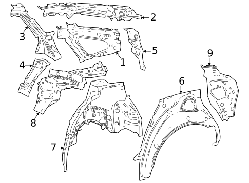 Inner Components for 2024 Toyota Mirai #0