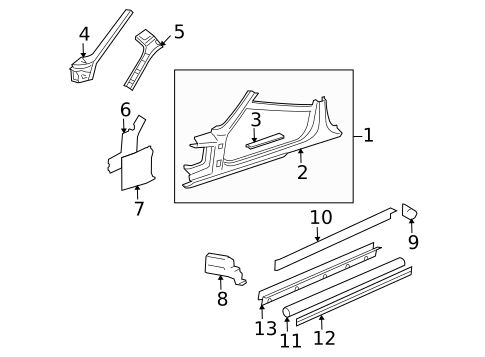 Uniside for 2004 Jaguar XK8 #0