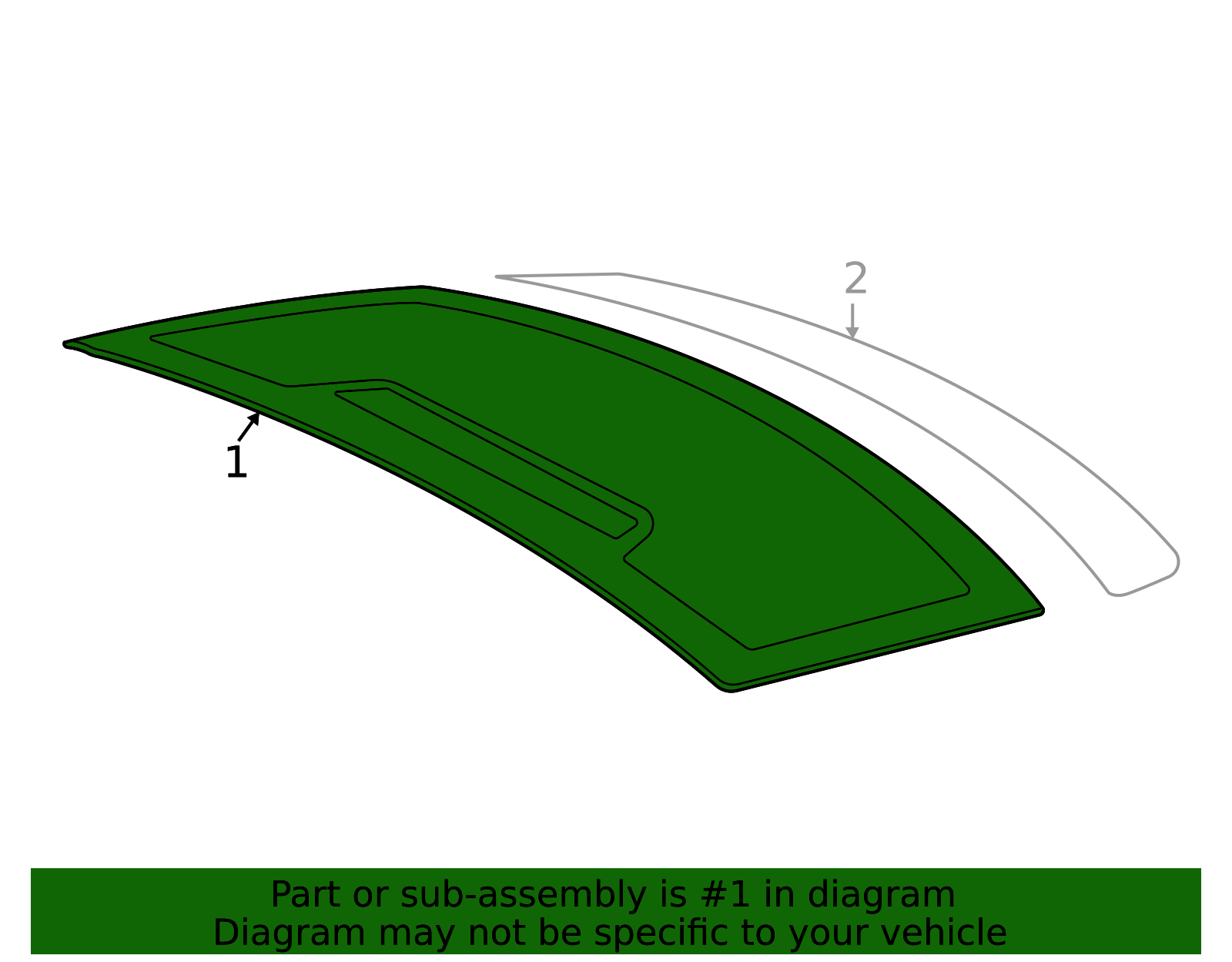 2020-2026 Porsche Taycan Back Glass 9J1-845-051-AS-NVB | Parts