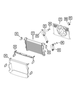 68568880AA - Cooling: Engine Cooling Radiator for Ram: ProMaster City Image
