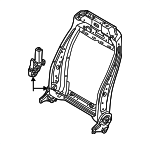 MU5Z5461018S - Body: Seat Back Frame for Ford Image