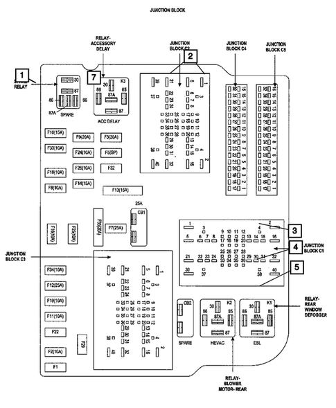 Relays for 2007 Dodge Durango #1
