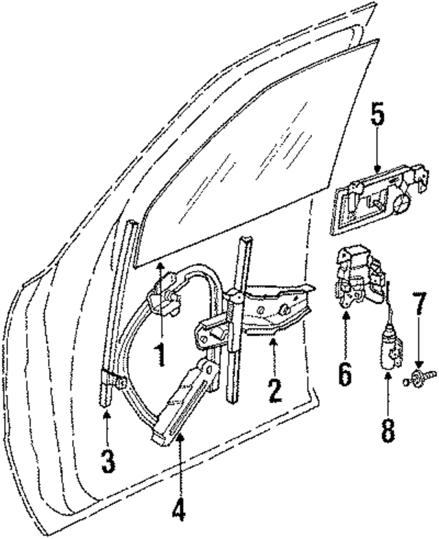 4719069 - Body: Glass for Mopar Image