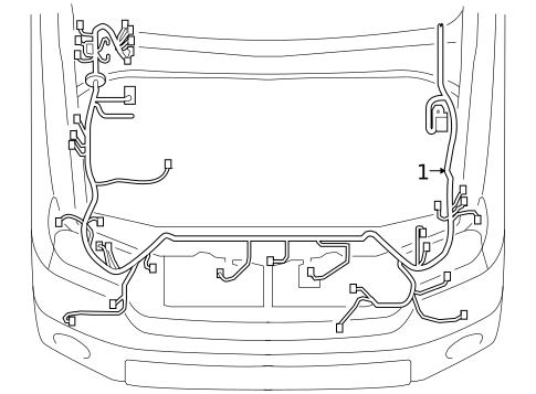 Wiring Harness for 2012 Toyota Sequoia #0
