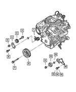 4792594AA - Cooling: Bushing for Chrysler: 300M, Concorde | Dodge: Intrepid Image