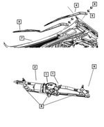 WBF00026AB - Electrical: Front Wiper Blade, Left for Mopar Image
