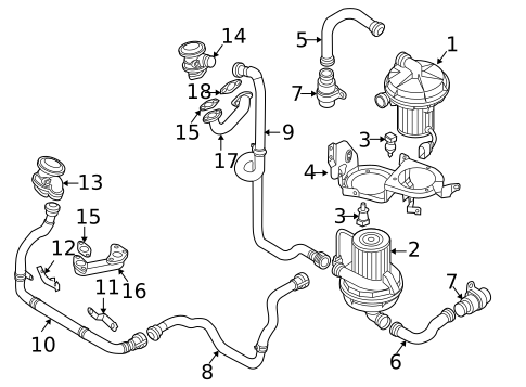 Emission Components for 2006 Audi A8 Quattro #1