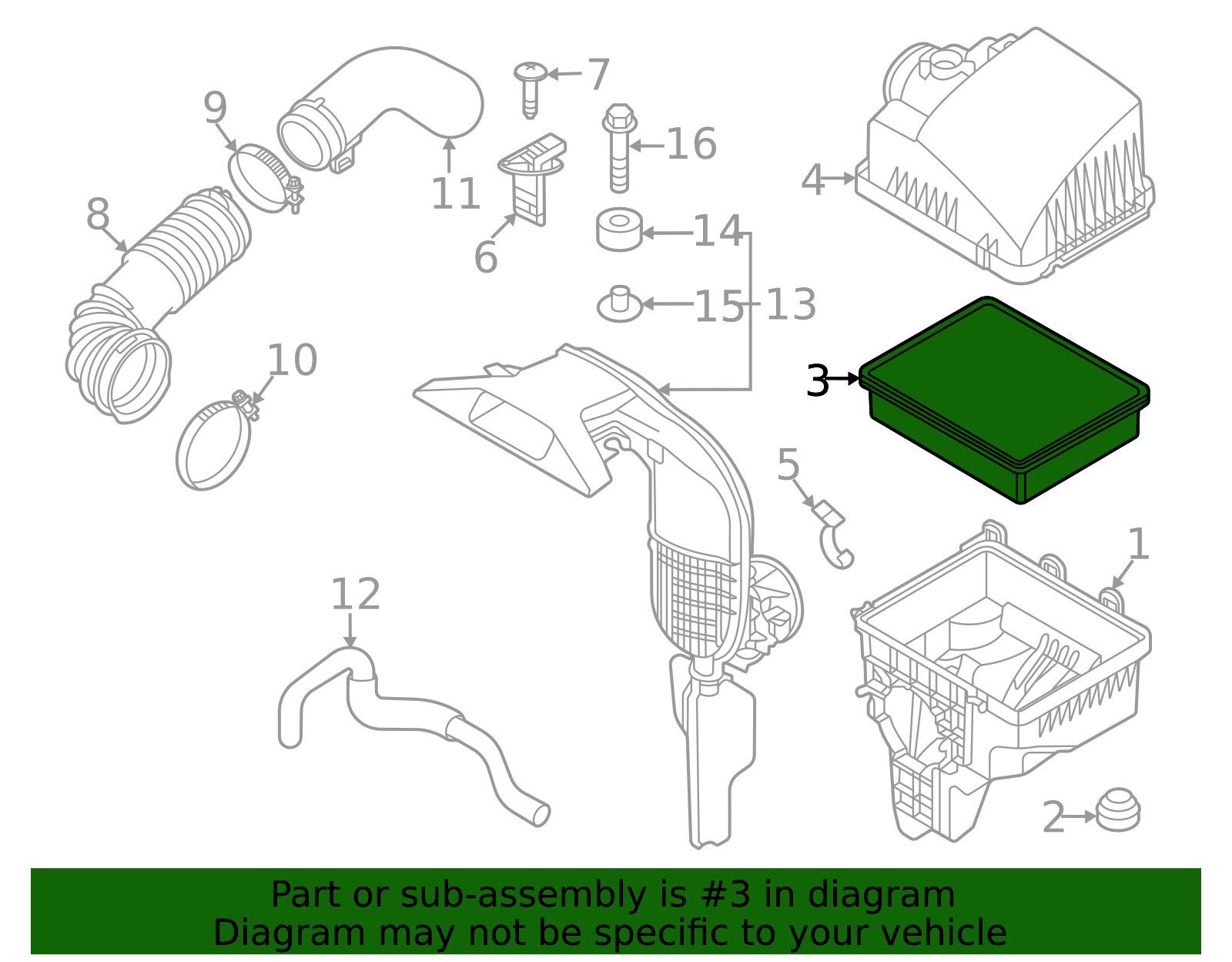SH01-13-3A0A - Air Filter 2019 Mazda CX-5 | Mazda-Parts