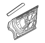 4M8833051C - : Door Shell for Audi: Q8, RS Q8, SQ8 Image