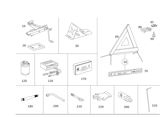 2115830041 - Tools and Accessories: Base for Mercedes-Benz Image image