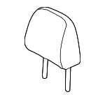 7191030G10C0 - Body: Headrest for Lexus: GS350, GS450h Image