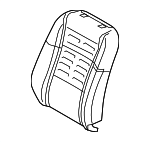 7155230890 - Body: Seat Back Pad for Lexus: GS F, GS Turbo, GS200t, GS300, GS350, GS450h Image