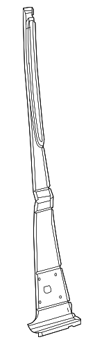 68100631AB - Body: Center Pillar for Mopar Image