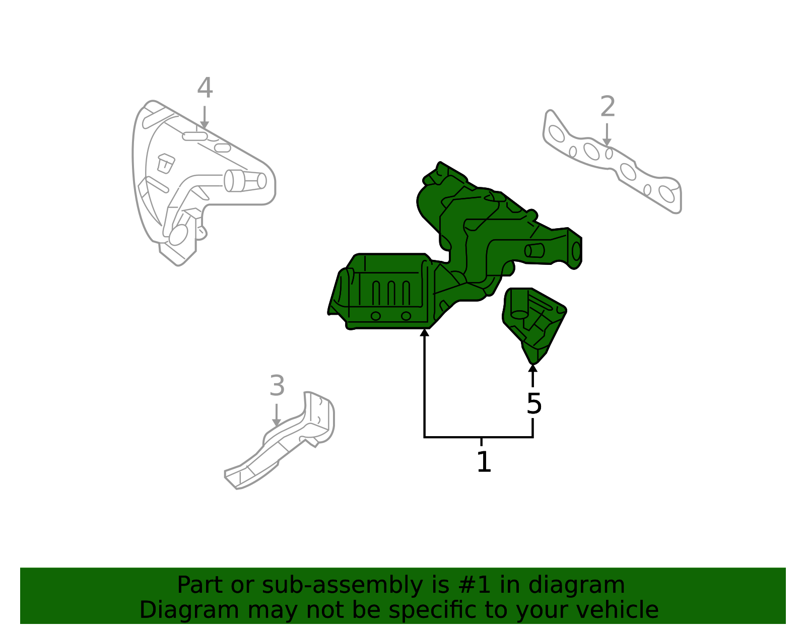2006-2008 Kia Exhaust Manifold 28510-25450 | OEM Parts Online