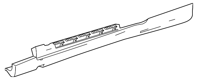 207-698-13-54-9999 - Side Member Paneling Mercedes-Benz USA Parts