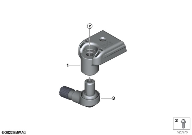 36317108181 - : Angle valve for BMW-Motorrad Image