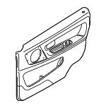9477492 - : 1998 Volvo Door Trim Panel for Volvo: S70, V70 Image