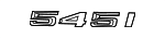 51147111711 - Body: Nameplate for BMW: 545i Image