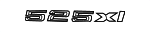 51147066926 - Body: Nameplate for BMW: 525xi Image