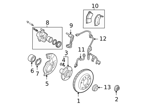 Brake Components for 2006 Mazda 6 #0