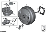 34336889793 - Brakes: Repair Kit Power Brake Unit for BMW Image