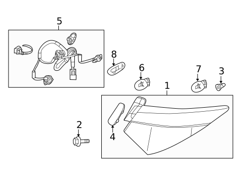 Tail Lamps for 2010 Acura ZDX #0