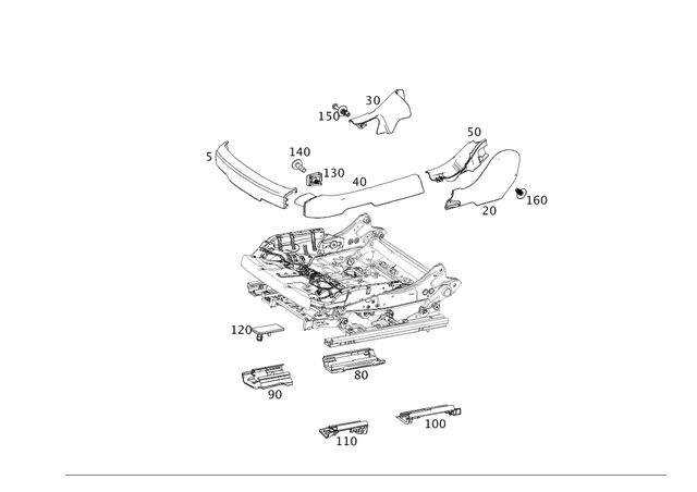 19904310 - Driver Seat: Pan Head Screw for Mercedes-Benz: E300, E350, E43 AMG, E53 AMG, E63 AMG S, GLC300, GLC43 AMG, GLC63 AMG, GLC63 AMG S, SL400, SL450, SL550, SL63 AMG, SL65 AMG Image image