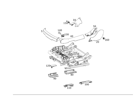 Covers and Bracket for Fire Extinguisher for 2013 Mercedes-Benz SL550 #0