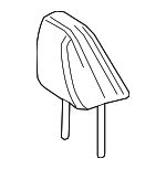 7191033D10C7 - Body: Headrest for Lexus: NX350, NX450h+, UX250h, UX300h Image