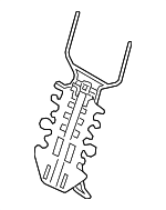 7275033150 - Body: Lumbar Support for Lexus: GX550, RX350, RX350h, RX450h+, UX250h, UX300h Image