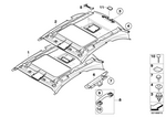 51442997376 - : Headlining, Lift-Up &amp; Slide-Back Sunroof for BMW Image