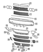 68259054AA - : BEZEL : HEADLAMP for MOPAR Image