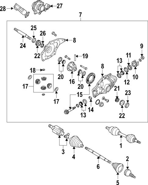 Differential for 2006 Isuzu Ascender #0