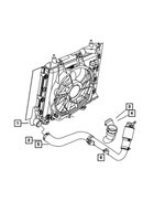 5096198AA - Cooling: Charge Air Cooler for Chrysler: PT Cruiser Image
