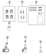 68416505AA - Wheels: Valve Stem Kit for Mopar Image